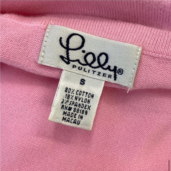 Lilly Pulitzer Pink Diamond Patterned Halter Top - Picture 7 of 8